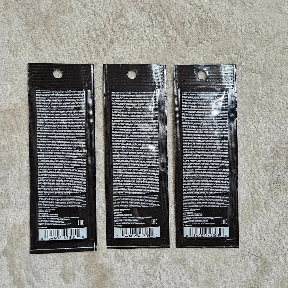 Designer Skin Wavelength Hybrid 35X DHA Bronzer Tanning Lotion 0.5oz 3 Packets
